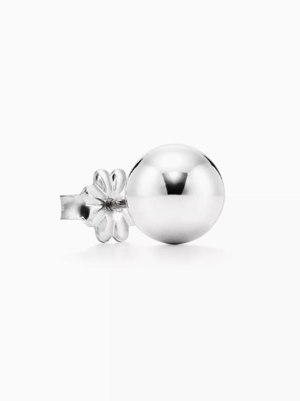 SINGLE Tiffany HardWear Silver Ball Stud Earring